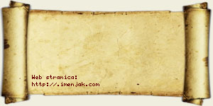 Žaklina Trifunović vizit kartica